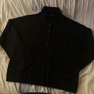 Everlane ReCashmere Button Mockneck